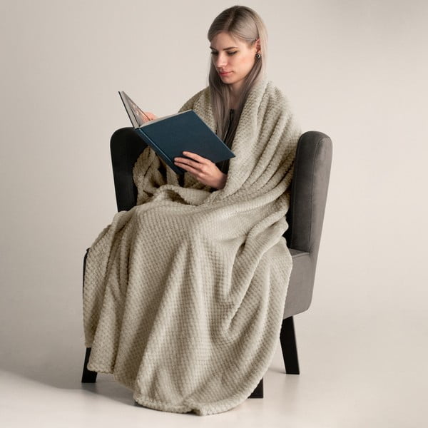 Henry világosbarna mikroszálas takaró, 150 x 200 cm - DecoKing-image-1