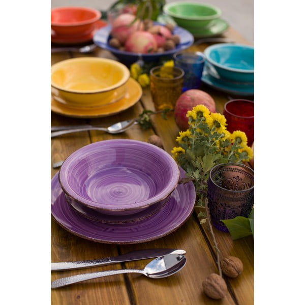 Baita 18 db-os agyagkerámia étkészlet - VDE Tivoli 1996-image-2