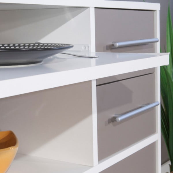 Marius szürke gurulós konyhai tároló - Symbiosis-image-1