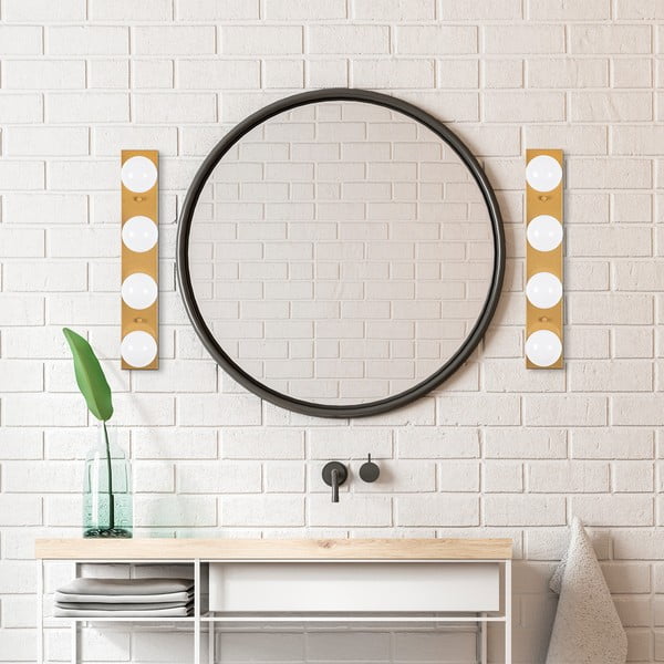 Aranyszínű fali lámpa Mirro – Opviq lights-image-4