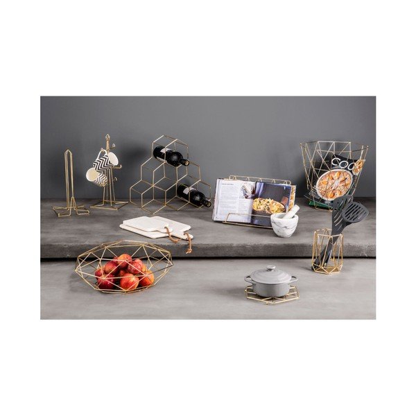 Aranyszínű fém papírtörlő tartó ø 15 cm Vertex – Premier Housewares-image-2