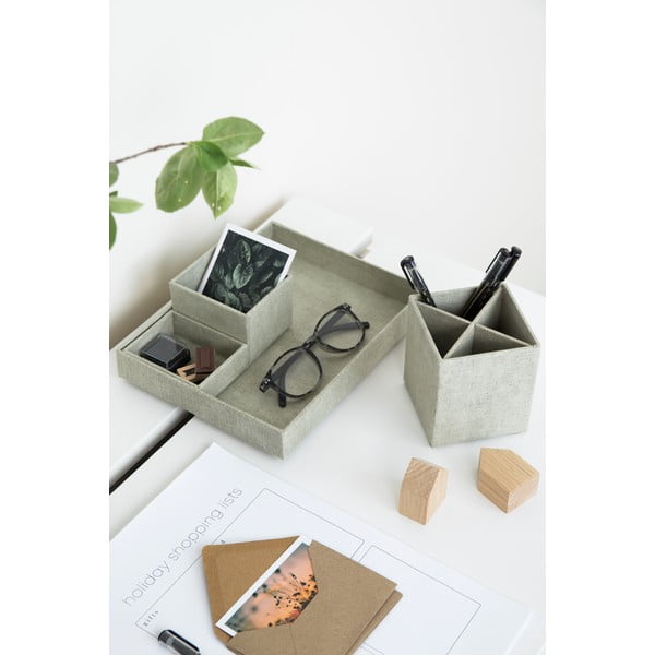 Lena bézs 4 részes asztali rendszerező - Bigso Box of Sweden-image-3