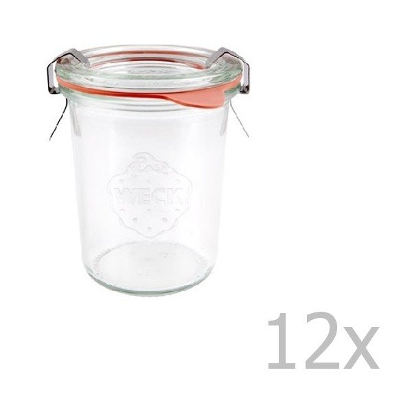 Sturz 12 db-os csatos befőttes üveg készlet, 160 ml - Weck
