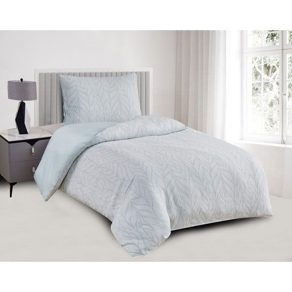 Zöld egyszemélyes jacquard ágyneműhuzat 140x200 cm Florida – My House-image-1