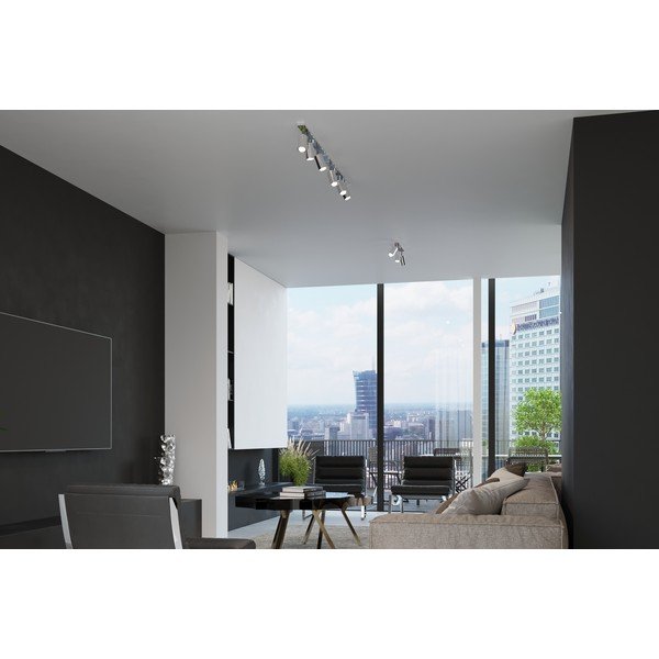 Ezüstszínű fém spotlámpa 6x30 cm Etna – Sollux-image-3