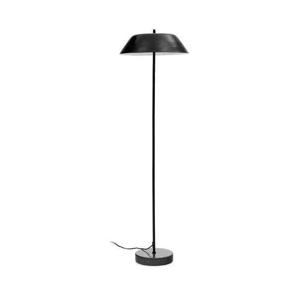 Fekete állólámpa fém búrával (magasság 153 cm) Sayra – Kave Home
