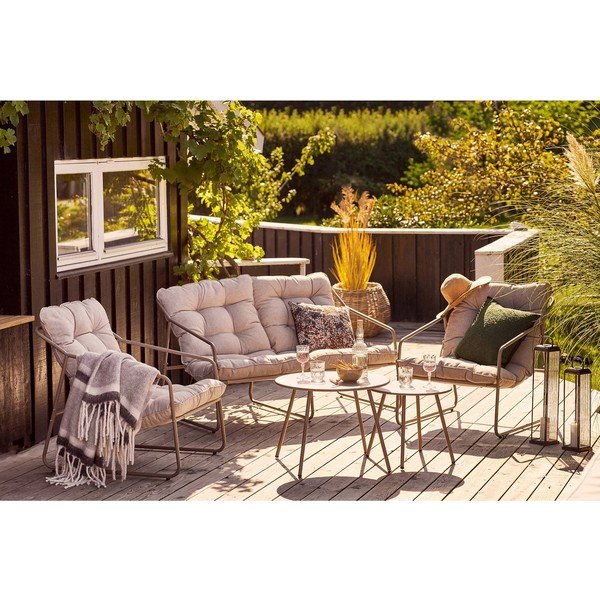 Szürkésbézs kőedény leveses tálka szett 4 db-os 1 l Viola – House Nordic-image-4