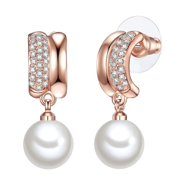 Dor gyöngy fülbevaló, ⌀ 1 cm - Pearldesse