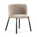 Bézs kárpitozott étkezőfotel szett 2 db-os Ginny – MOME