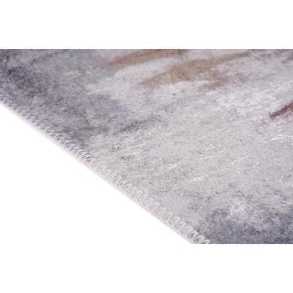 Szürke-elefántcsont színű mosható szőnyeg 80x150 cm Abstract Colors – Vitaus-image-2