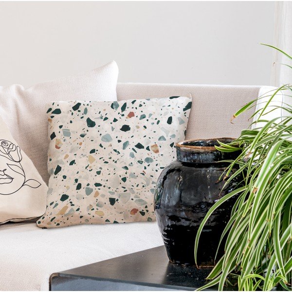 Venetian Terrazo pamut párna, 45 x 45 cm - Butter Kings-image-1