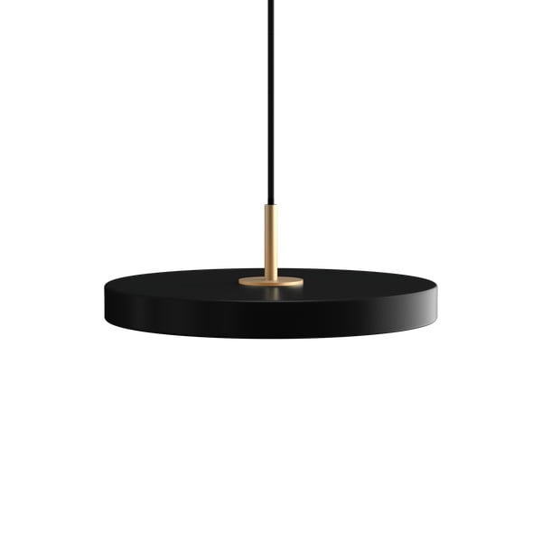 Fekete LED dimmelhető függőlámpa fém búrával ø 31 cm Asteria Plus Mini – UMAGE