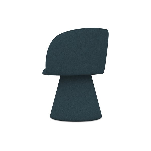 Petróleum színű kárpitozott étkezőfotel Maia – Makamii-image-2