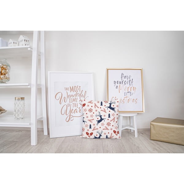 Díszpárna karácsonyi mintával 45x45 cm Christmas Symbols – Butter Kings-image-2