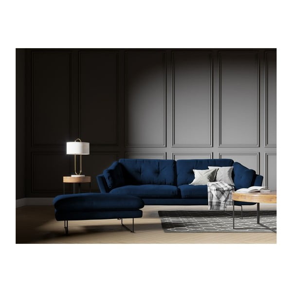 Gravity királykék bársony kanapé - Windsor & Co Sofas-image-4