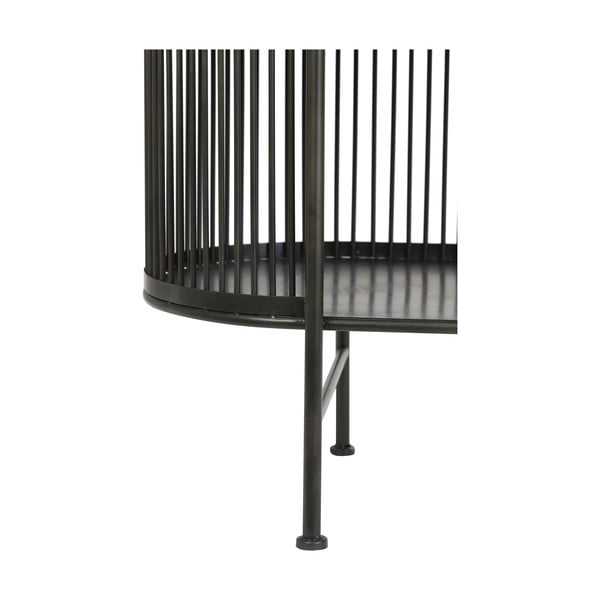 Fekete fém magas komód 119x161 cm Yinthe - Light & Living-image-4