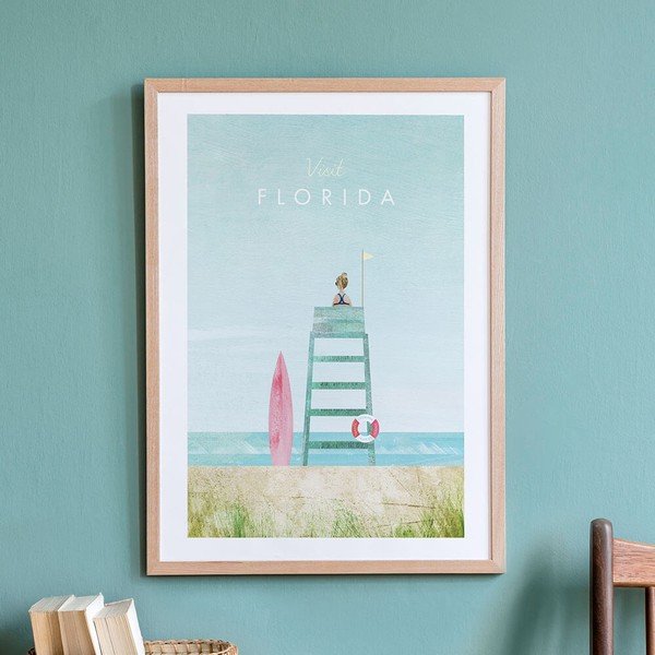 Poszter Florida, 50x70 cm - Travelposter-image-2