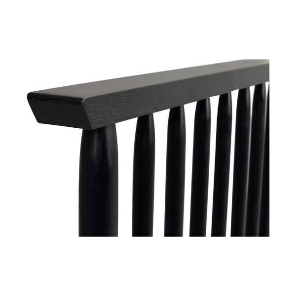 Fekete tölgyfa ágytámla 194x84 cm Riggins - Rowico-image-4