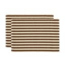 Jutakeverék tányéralátét szett 2 db-os 33x48 cm Statement Stripe – Södahl