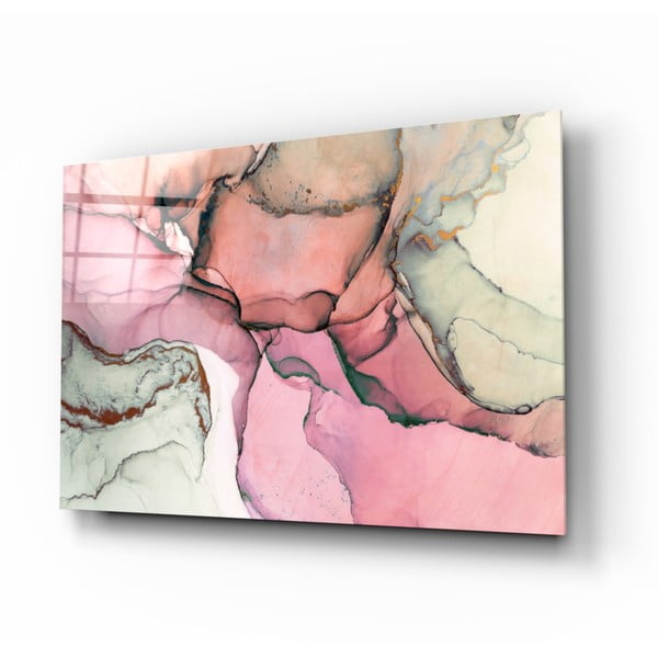 Rose Marble Pattern üvegkép, 110 x 70 cm - Insigne