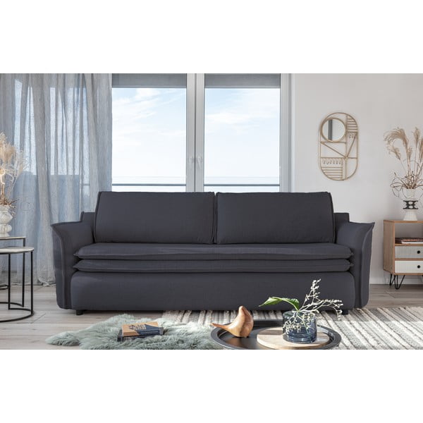 Charming Charlie antracit kinyitható kanapé - Miuform-image-1