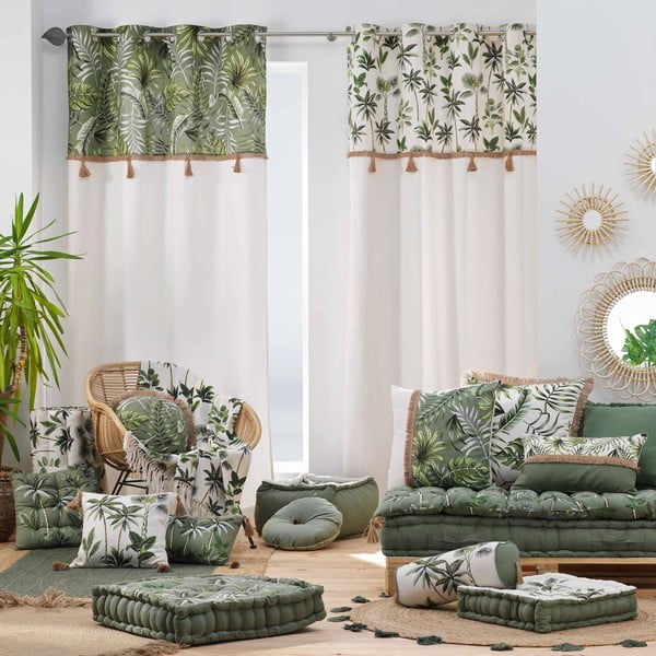 Khaki ülőpárna Malacca – douceur d'intérieur-image-1