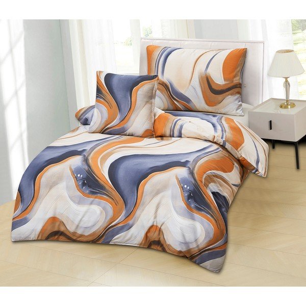 Egyszemélyes háromrészes mikroszatén ágyneműhuzat 140x200 cm Gonzalo – My House-image-1