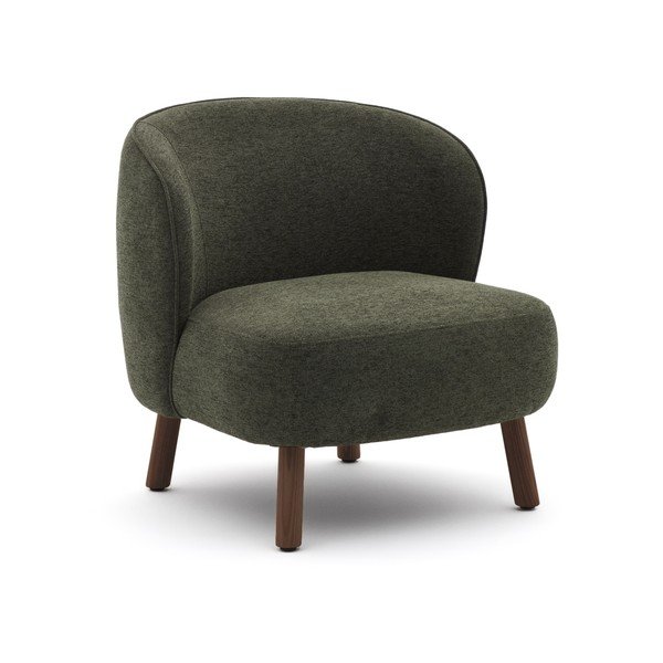 Khaki zsenília fotel Ulit – Kave Home