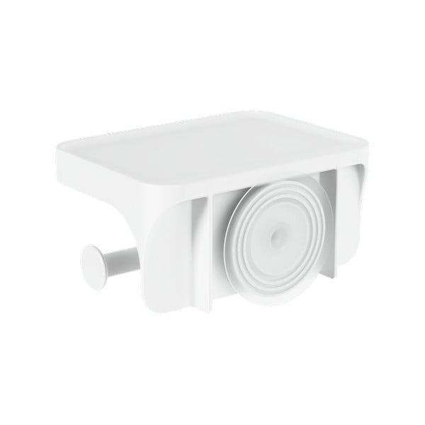 Fehér öntapadós újrahasznosított műanyag WC-papír tartó Flex Adhesive – Umbra-image-2