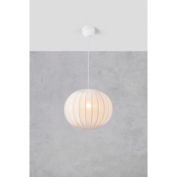 Fehér függőlámpa ø 50 cm Solia – Markslöjd-image-3