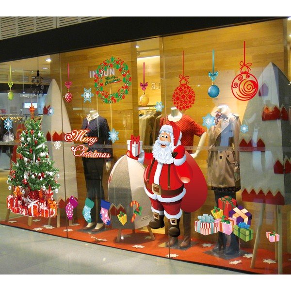 Fanastick Santa, Balls and Tree karácsonyi falmatrica - Ambiance-image-3