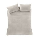 Bézs kétszemélyes ágyneműhuzat 200x200 cm Seersucker - Catherine Lansfield