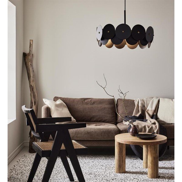 Vegas fekete függő mennyezeti lámpa, ø 53 cm - Markslöjd-image-2