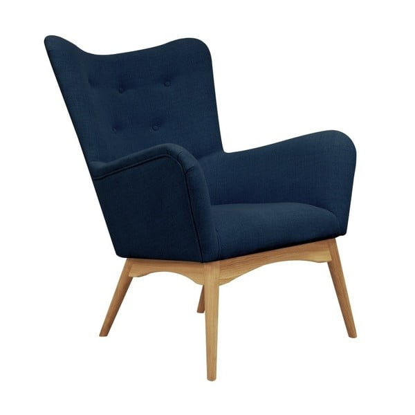 Karl kék fotel - Helga Interiors