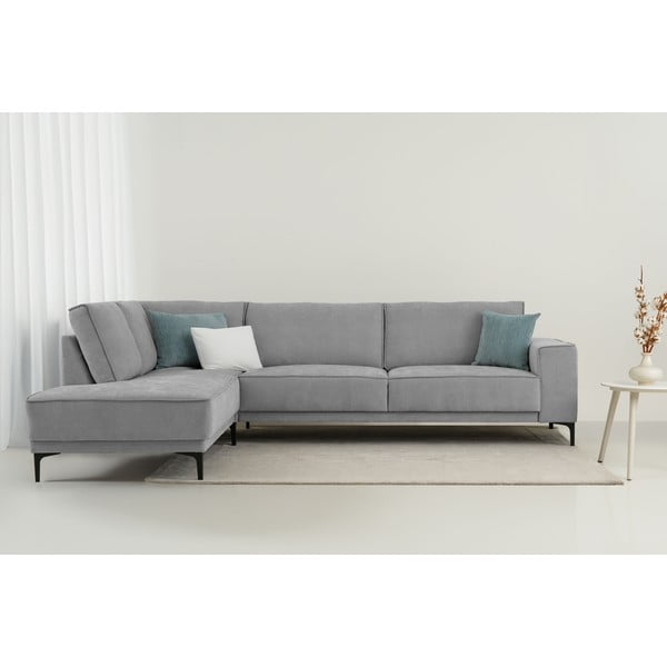 Szürke sarokkanapé (bal oldali-L alakú) Copenhagen – Scandic-image-1