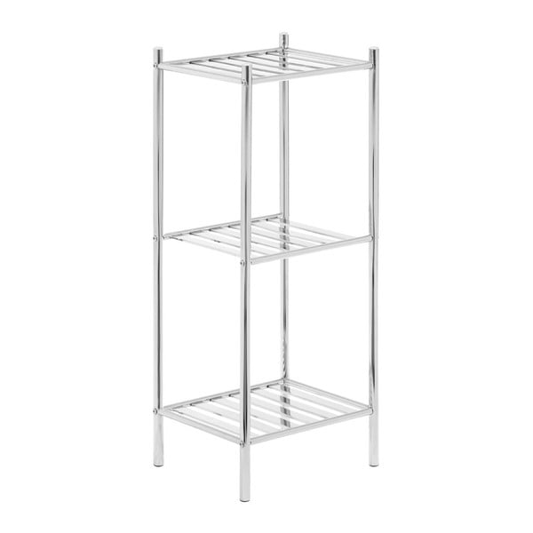 Ezüstszínű fürdőszobai polcos állvány 33x78 cm – Premier Housewares-image-3