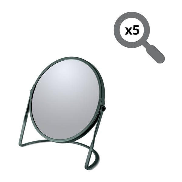 Kozmetikai nagyítós tükör (ötszörös nagyítás) ø 18 cm Akira – Spirella-image-3