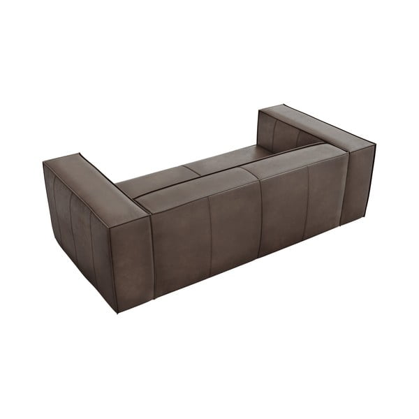 Barna bőr kanapé 212 cm Madame – Windsor & Co Sofas-image-4