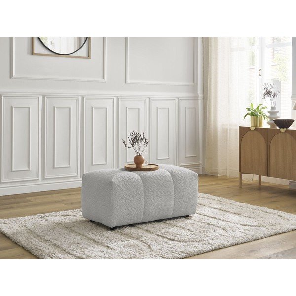 Világosszürke buklé lábtartó Roxelane – Bobochic Paris-image-4