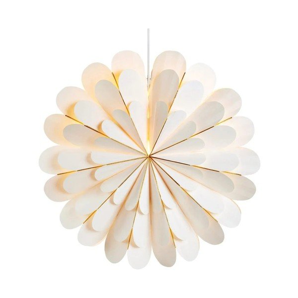 Fehér fénydekoráció karácsonyi mintával ø 45 cm Marigold – Markslöjd