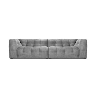 Vesta szürke bársonykanapé, 280 cm - Windsor & Co Sofas
