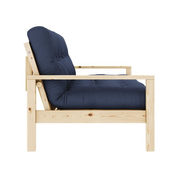 Sötétkék kinyitható kanapé 205 cm Knob – Karup Design-image-4