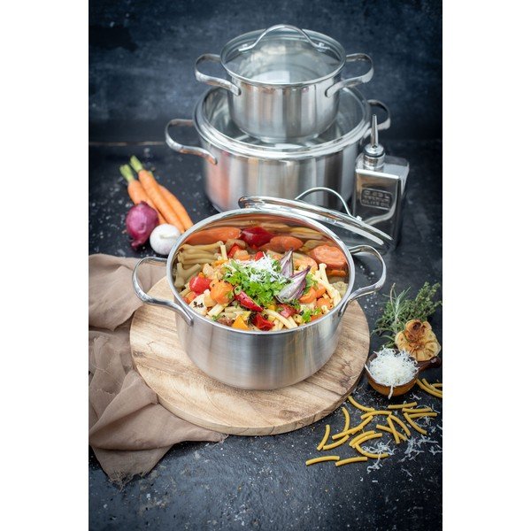 Rozsdamentes acél edény készlet 9 db-os Horizon – ELO-image-2