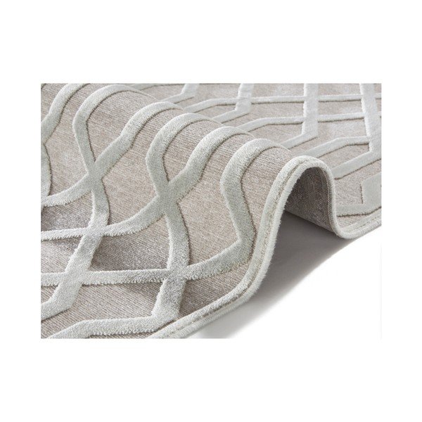 Shine Karro szürke szőnyeg, 80 x 125 cm - Mint Rugs-image-2