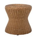 Műrattan kerek kerti tárolóasztal ø 53 cm Roccas – Bloomingville