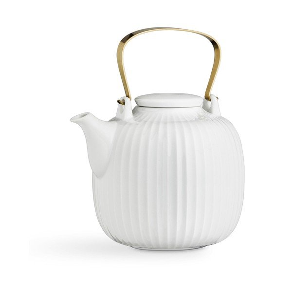 Hammershoi fehér porcelán teáskanna, 1,2 l - Kähler Design