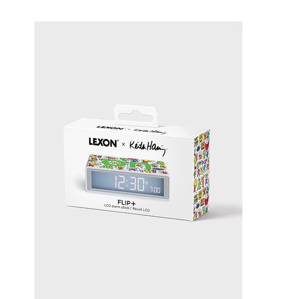 Digitális asztali ébresztőóra Flip+ Lexon x Keith Haring - Happy – Lexon-image-2