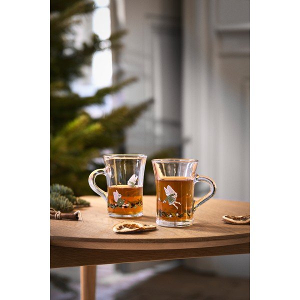 Üveg bögre szett 2 db-os karácsonyi mintával 230 ml Christmas – Holmegaard-image-1