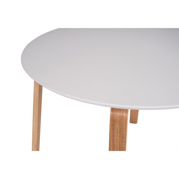 Kerek étkezőasztal fehér asztallappal ø 110 cm Lana - Bonami Essentials-image-2