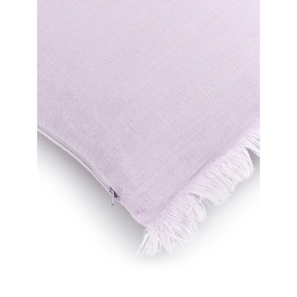 Luana rózsaszín vászon díszpárnahuzat, 50 x 50 cm - Westwing Collection-image-1